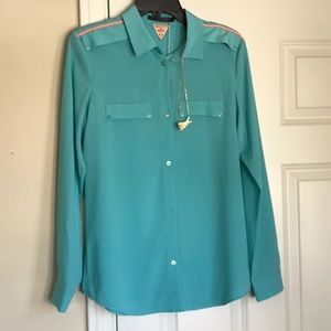 Maison Scotch long sleeve blouse NWT